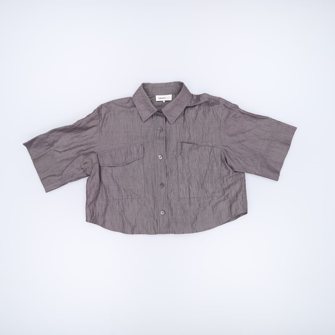 XS DKNY 여성 크롭 반팔셔츠 0420H1 상품이미지1