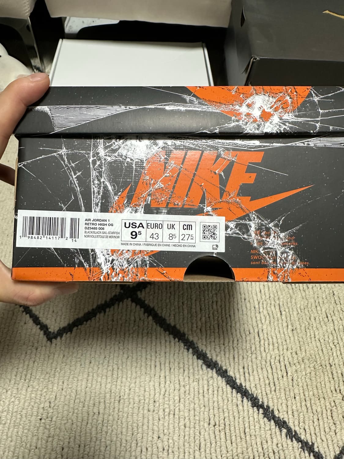 [275] 나이키 조던1 하이 백보드 상품이미지3