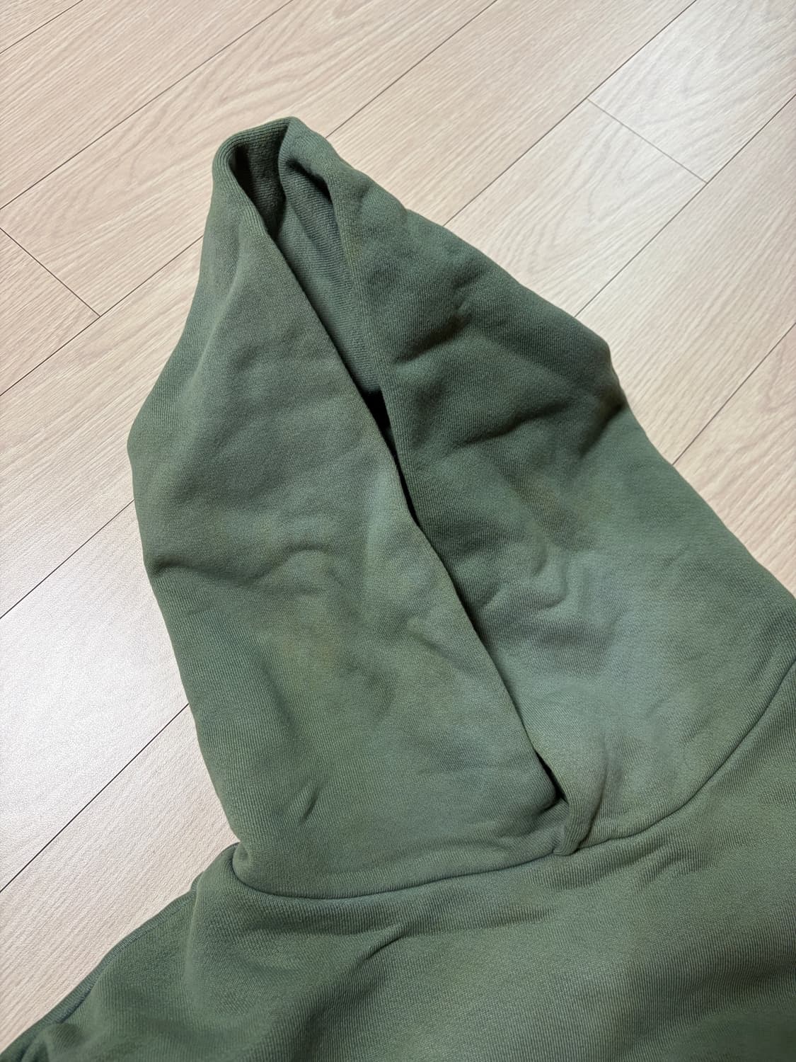 칸예 대선후드 카키 (염색) m 상품이미지5