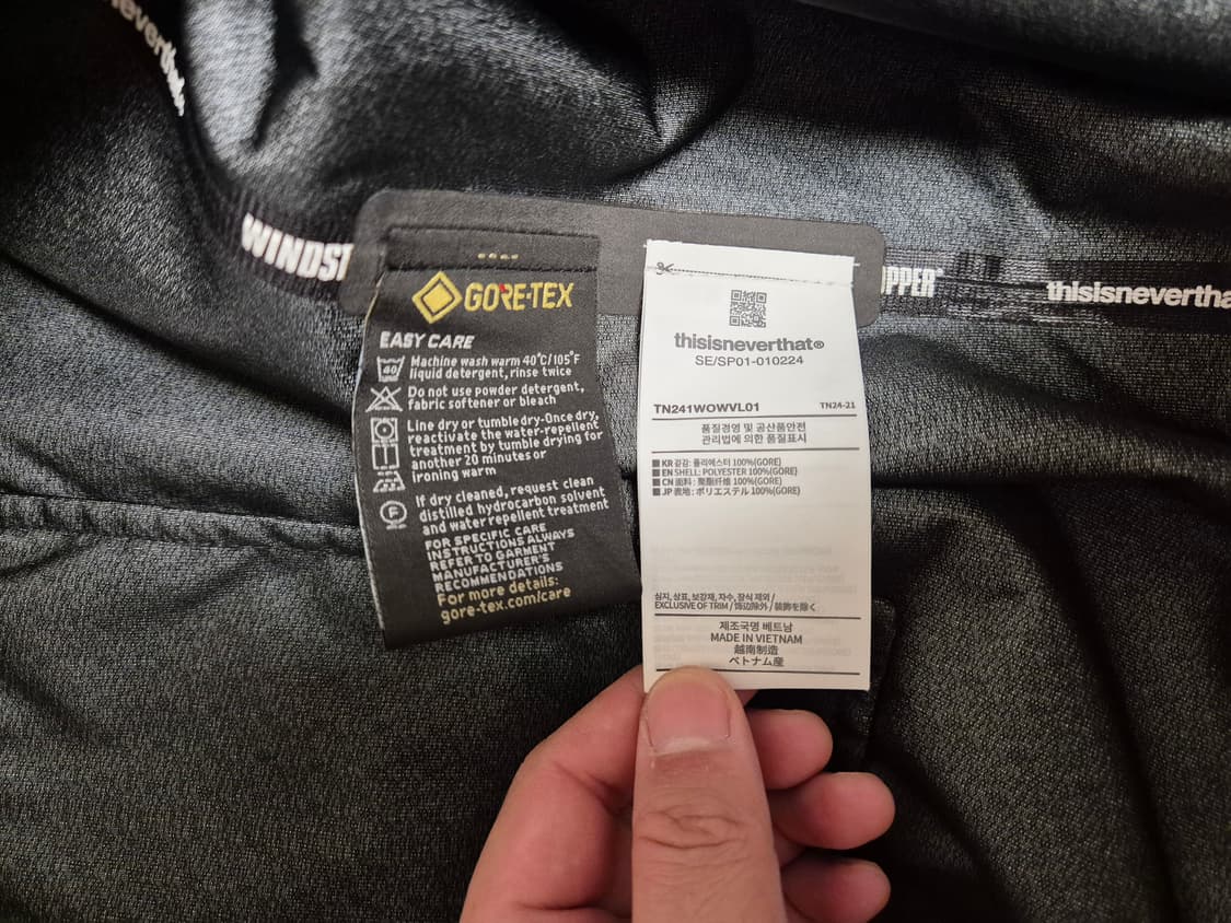 디스이즈네버댓 고어텍스 베스트 블랙 XL 상품이미지9