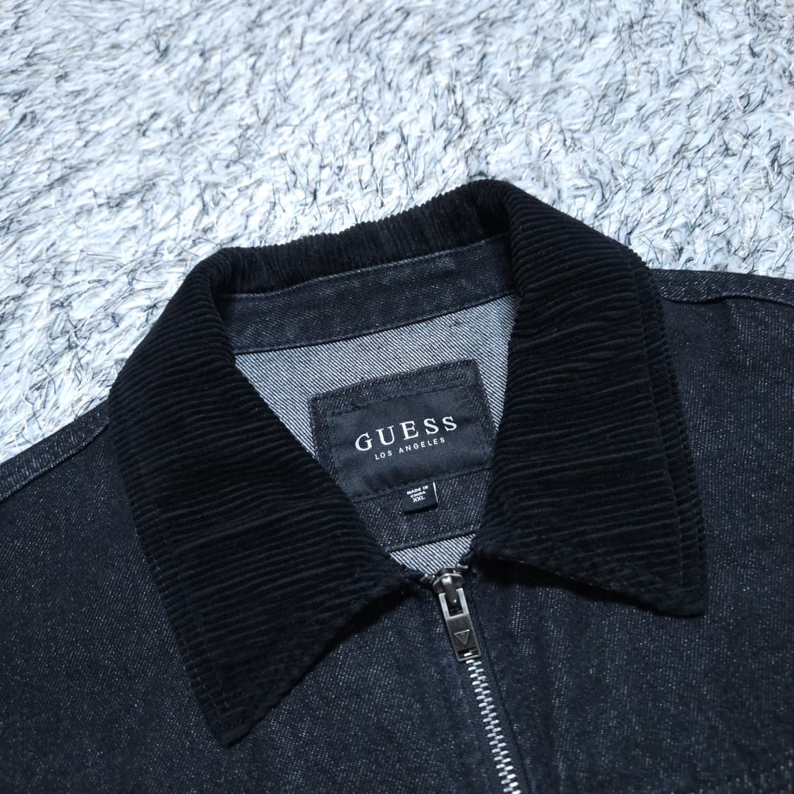 게스) XXL 남자 흑청자켓 데님자켓 / 왕눈이샵 상품이미지7