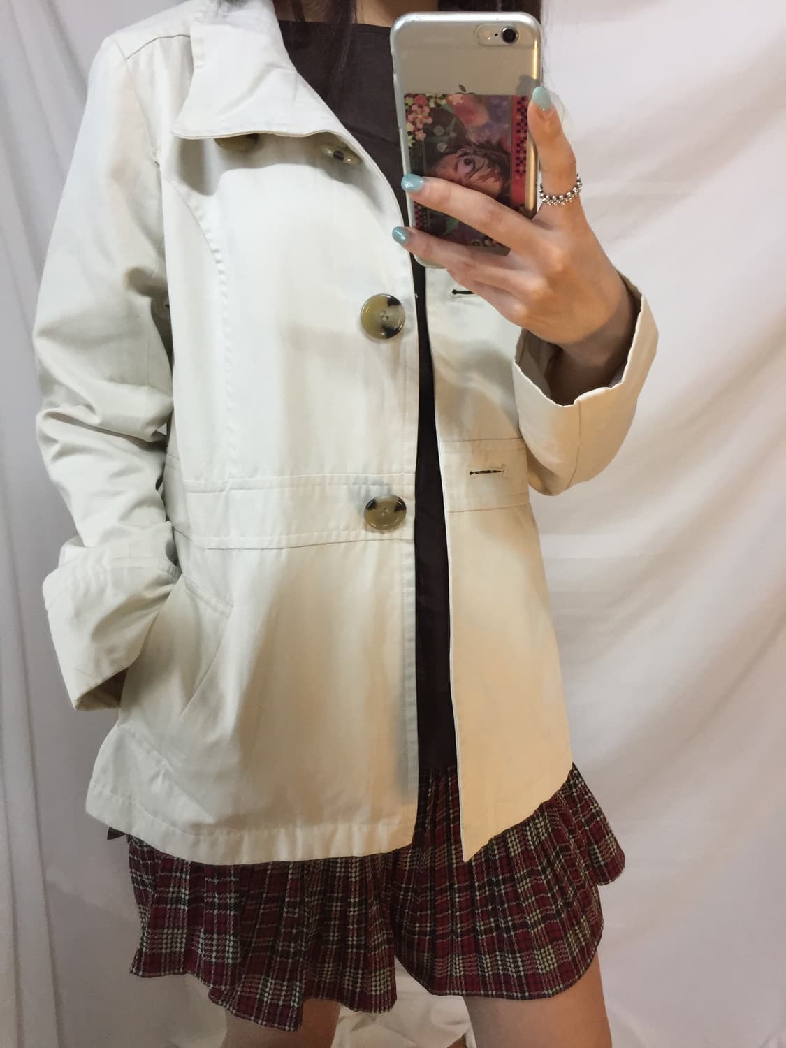 플라워 안감 자켓 상품이미지7