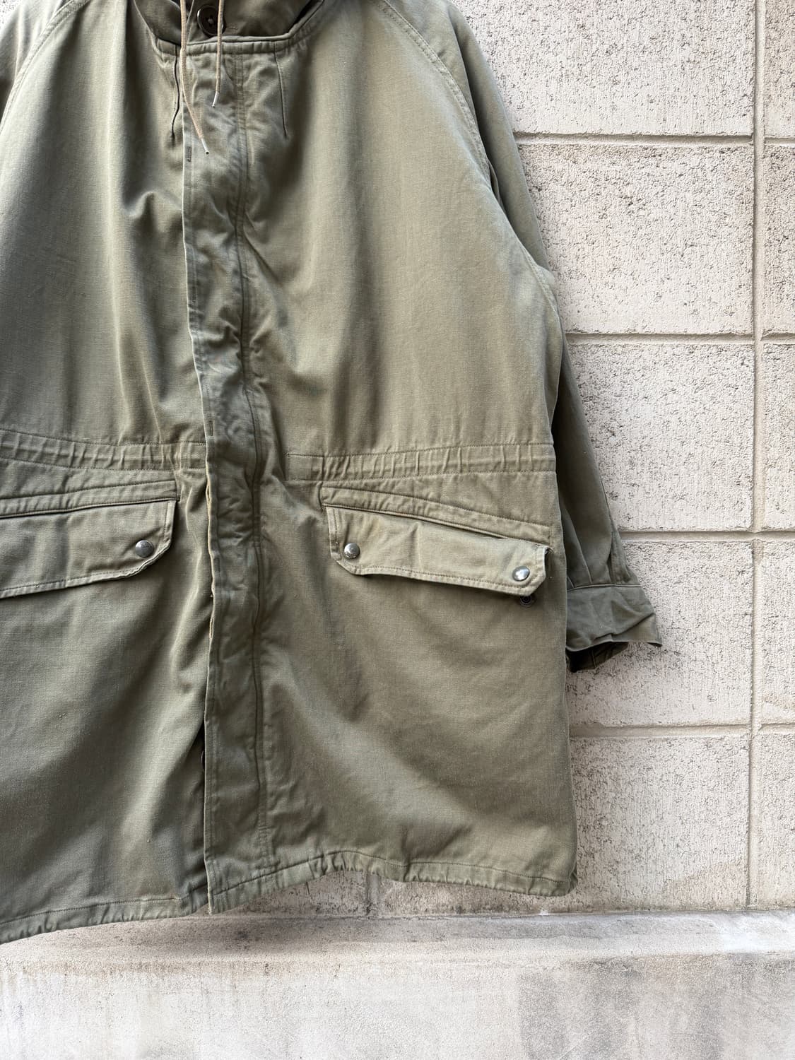 1960s OG FRENCH ARMY M64 모즈파카 오리지널 개파카 상품이미지8