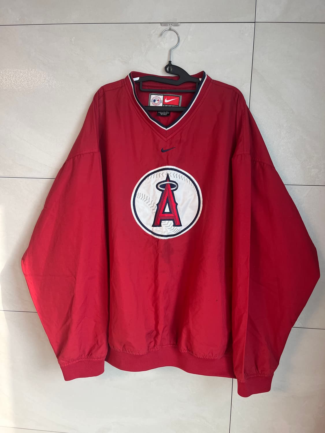 [2XL] 00s 나이키 올드 LA에인절스 바람막이 웜업  상품이미지3