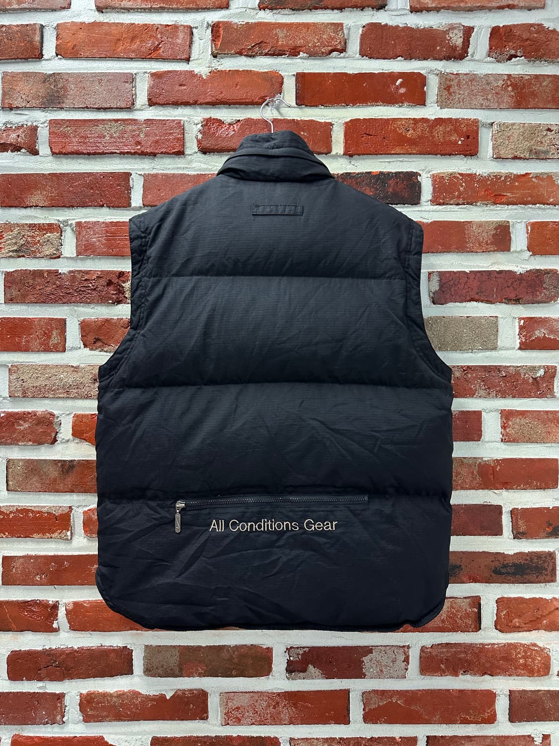 (100)90s 나이키 ACG 나일론 립스탑 덕다운 베스트 상품이미지5