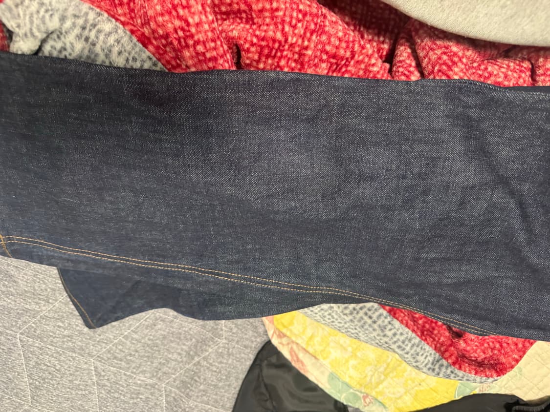 플랙 스트레이트 셀비지 B32 데님 팬츠 로우 32 상품이미지3