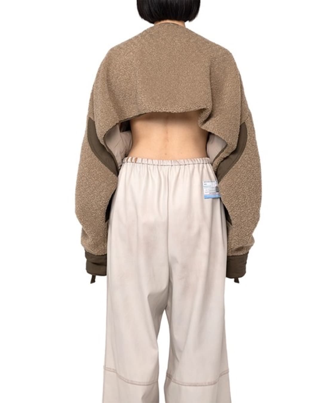 메종 미하라 야스히로 크롭 보아 플리스 블루종 FREE사이즈 상품이미지3