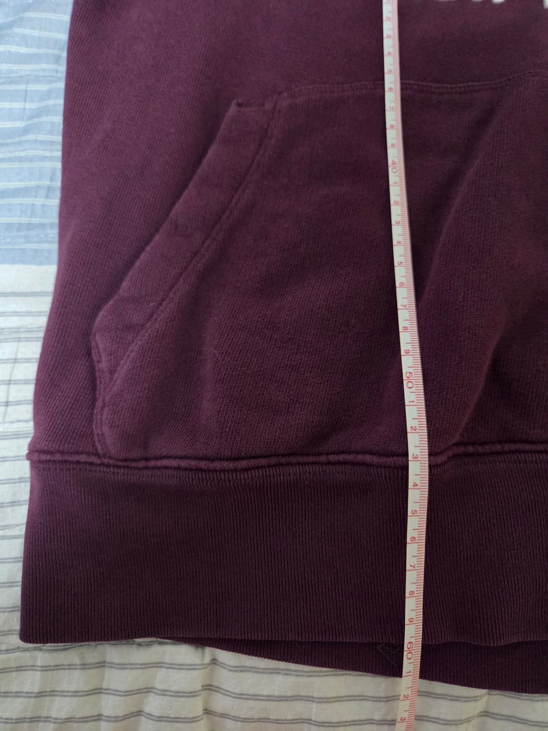 갭 뉴욕 버건디 후드티 상품이미지3