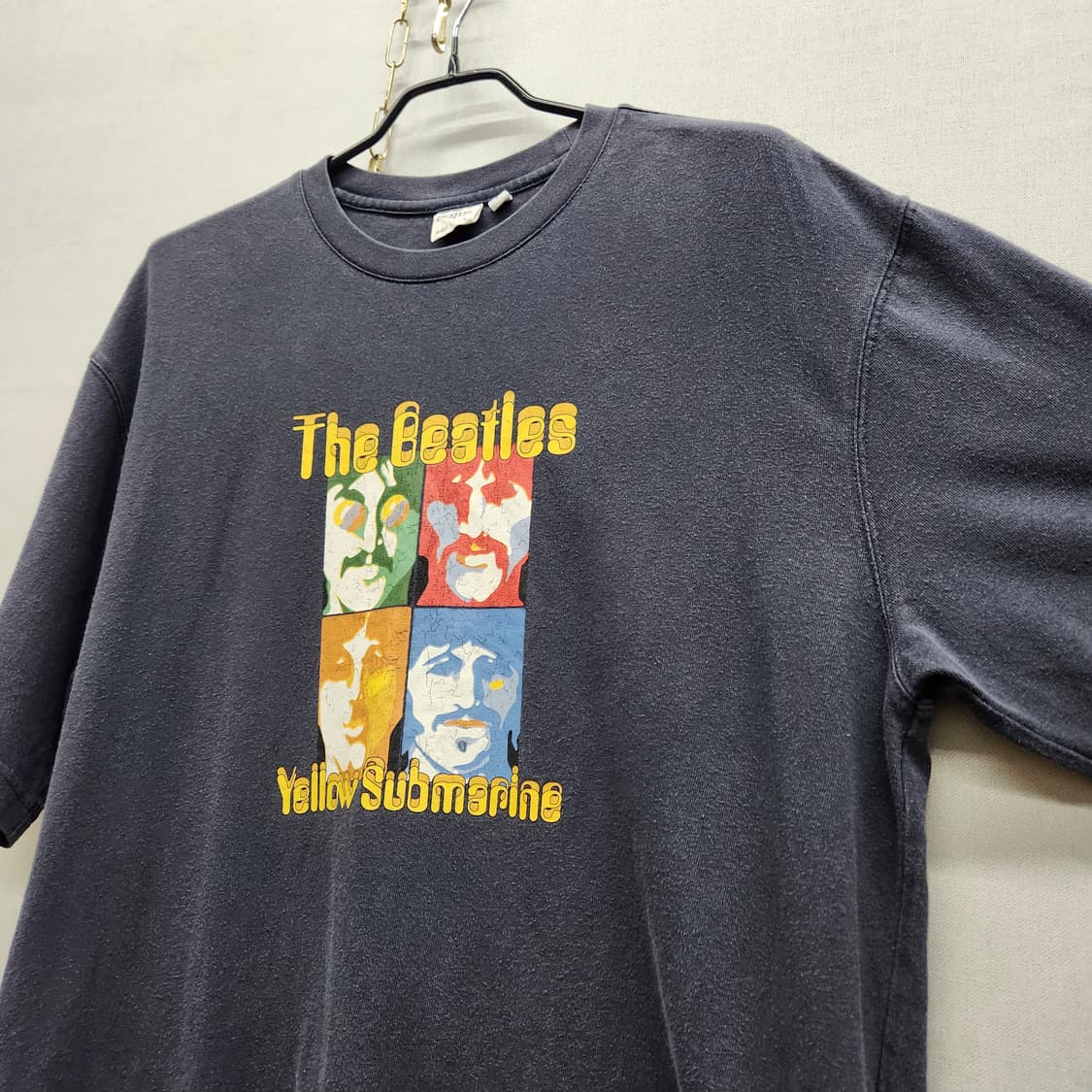 비틀즈 빅 프린팅 반팔티 L(XL) 상품이미지3