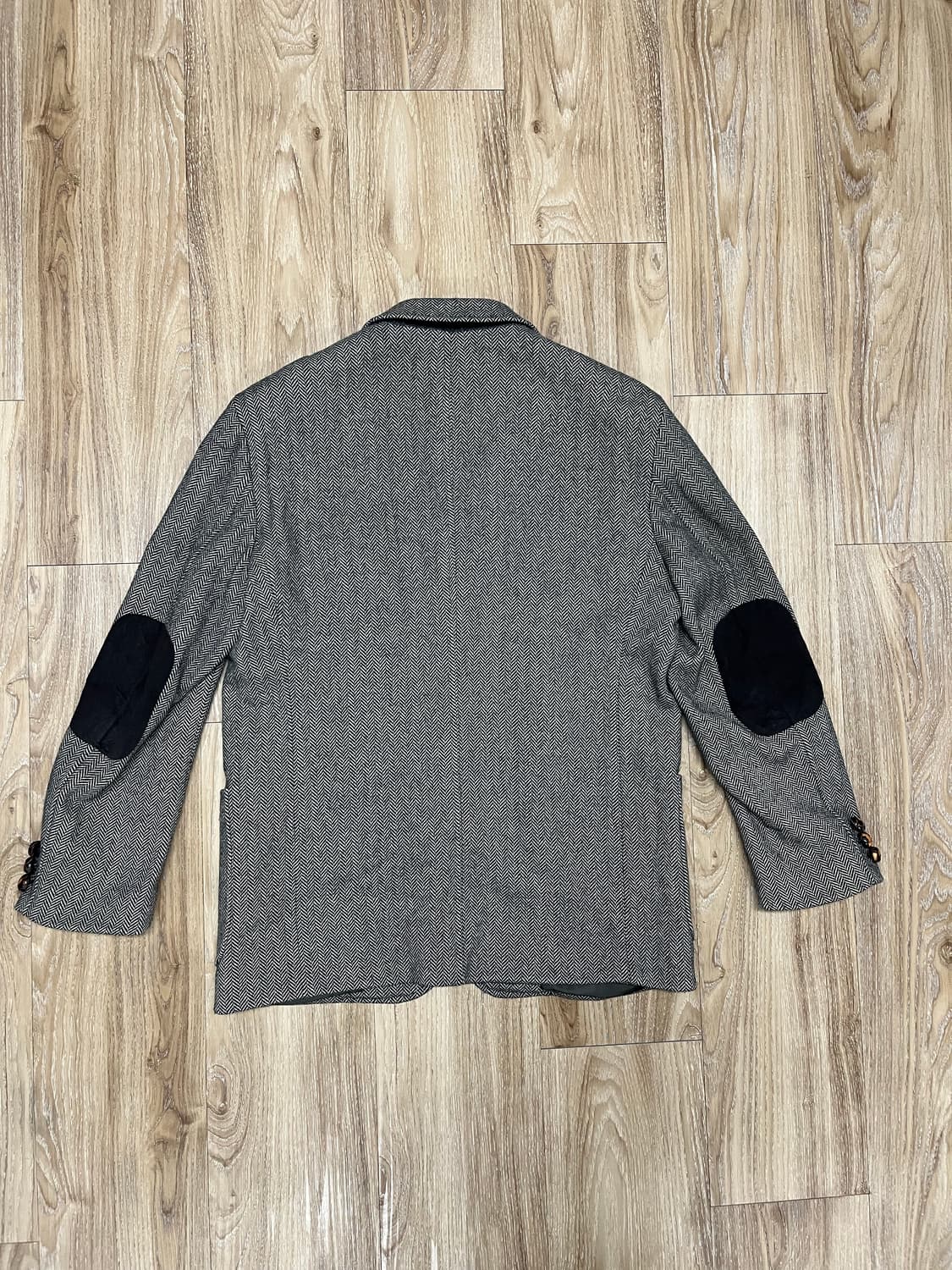 더헌트 헤링본 울 블레이저 L 상품이미지4