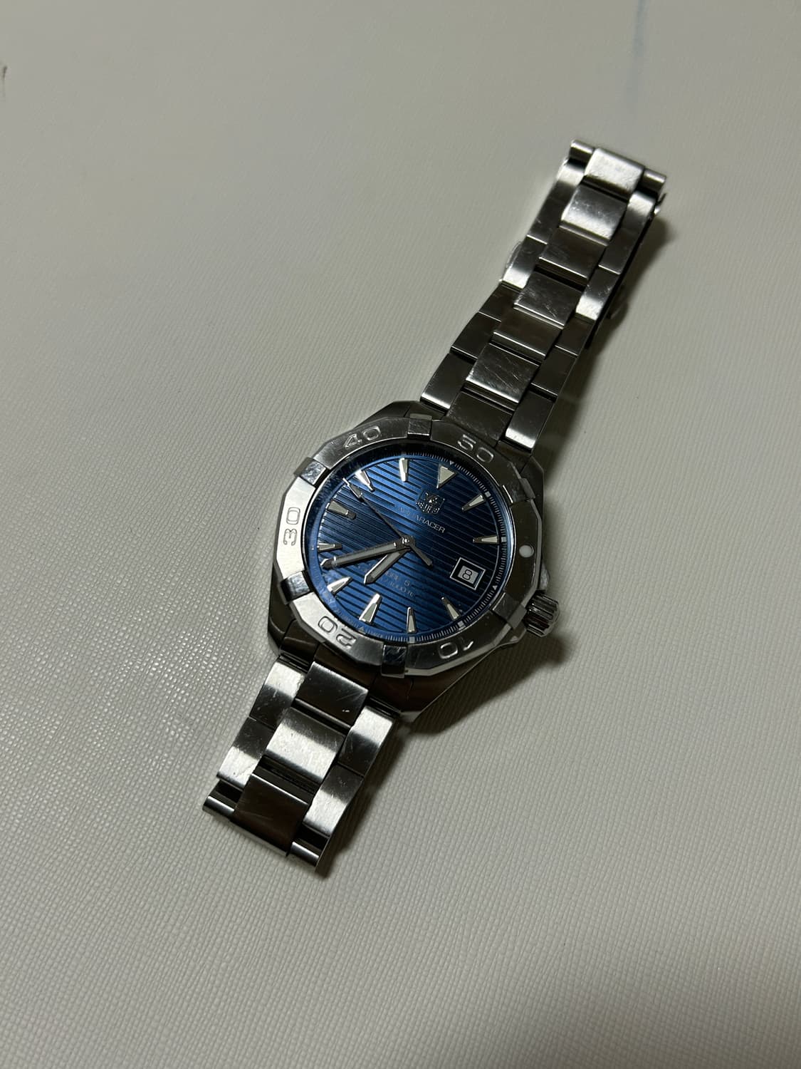 태그호이어 아쿠아레이서 41mm 청판 칼리버5 상품이미지1