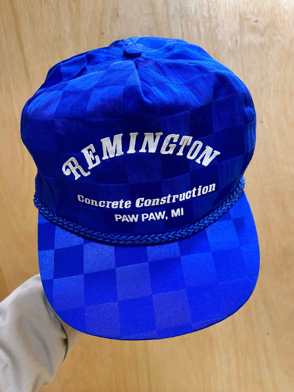 80's VTG checker board cap 80년대 빈티지 체커보드 상품이미지5