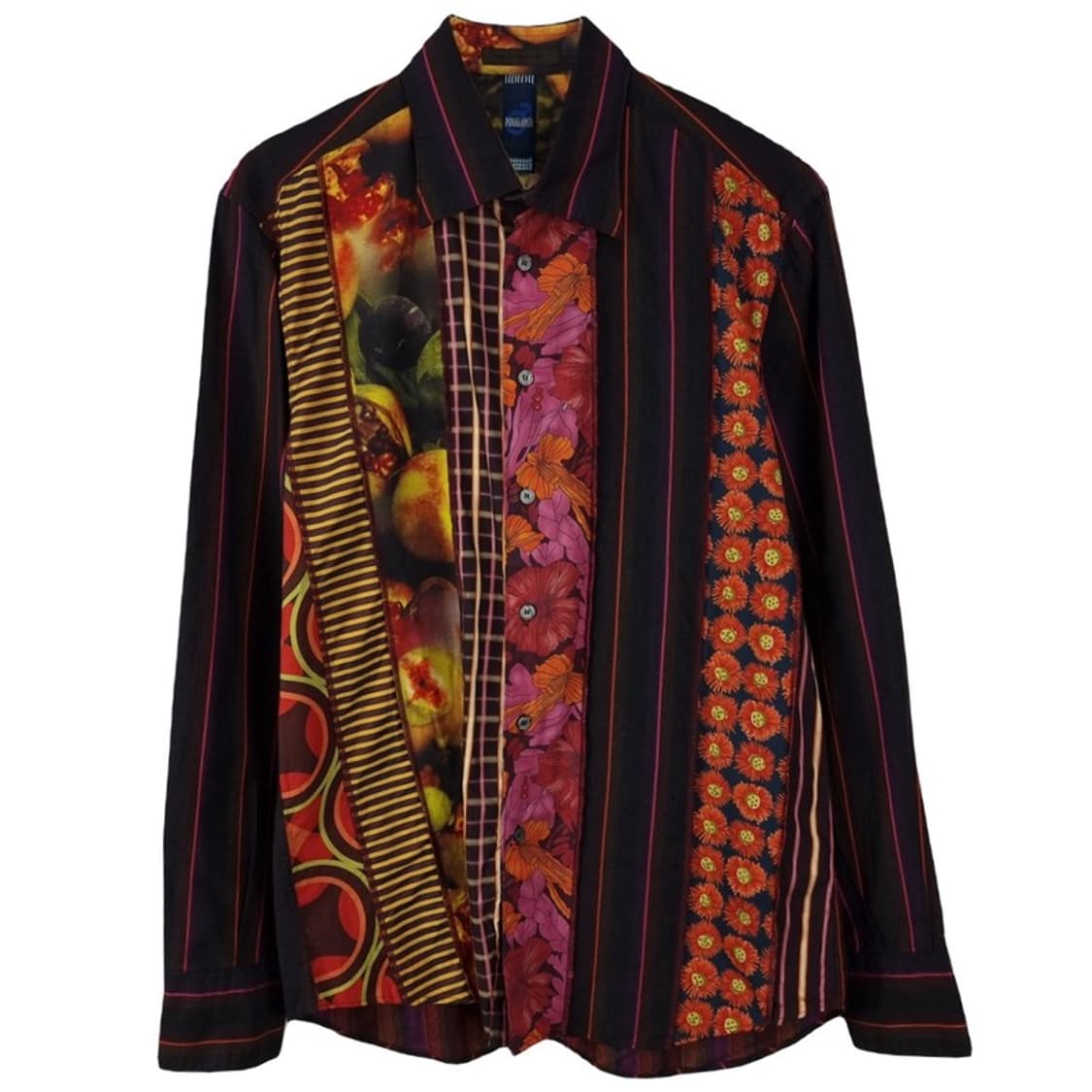 [코모도] 빈티지 패턴 스트라이프 셔츠 M19147 상품이미지2