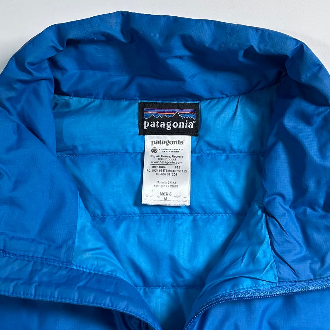 파타고니아 블루 경량 자켓 상품이미지4