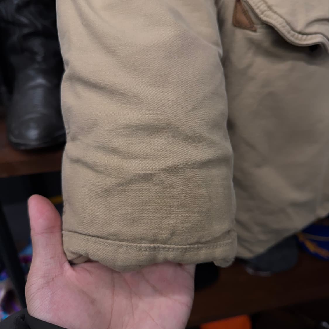 데님앤서플라이 by 랄프로렌 퍼 후드 N3B 복각 야상 파카 N131 상품이미지5