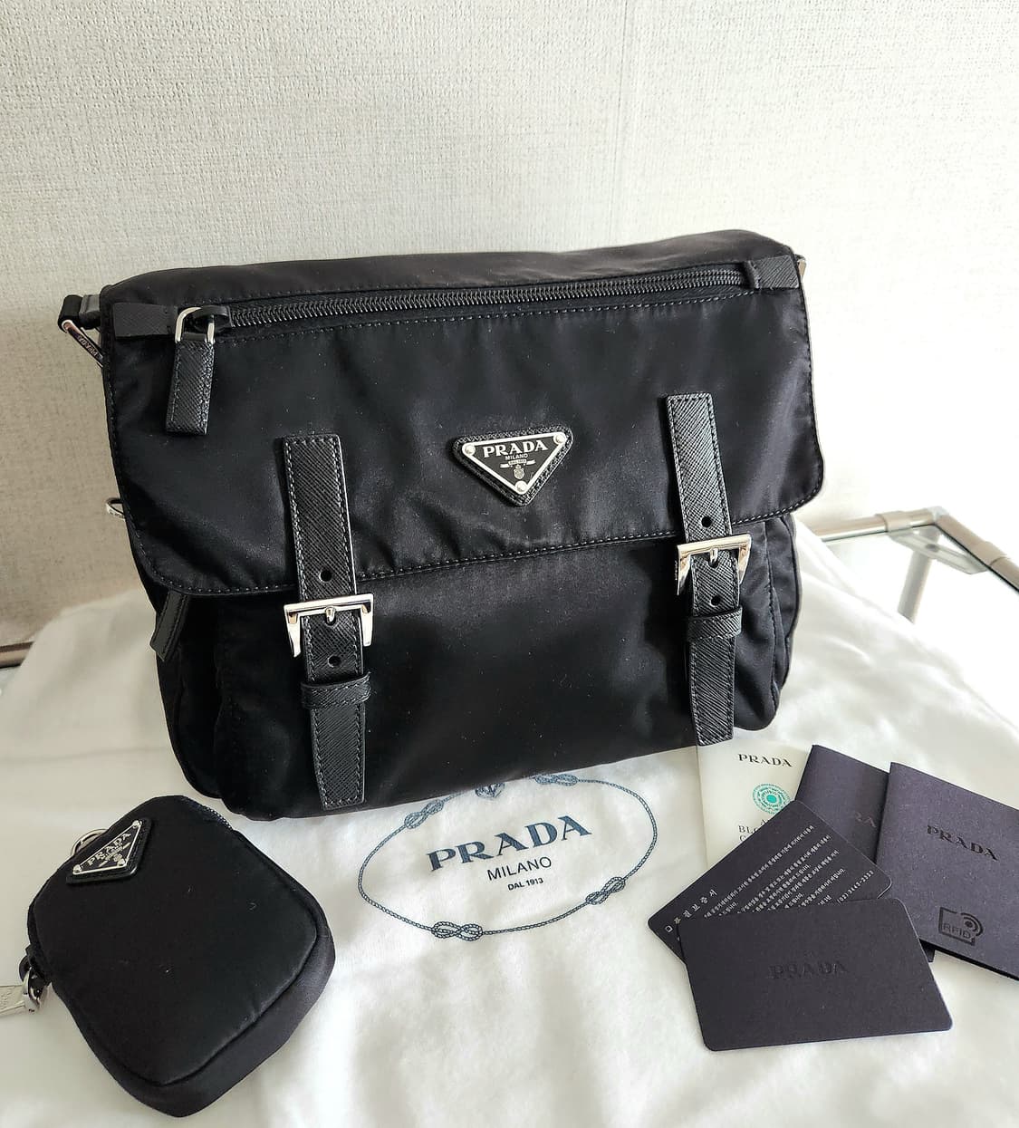 [새상품]급매 프라다 리나일론 숄더백 크로스백 1BD953 상품이미지2