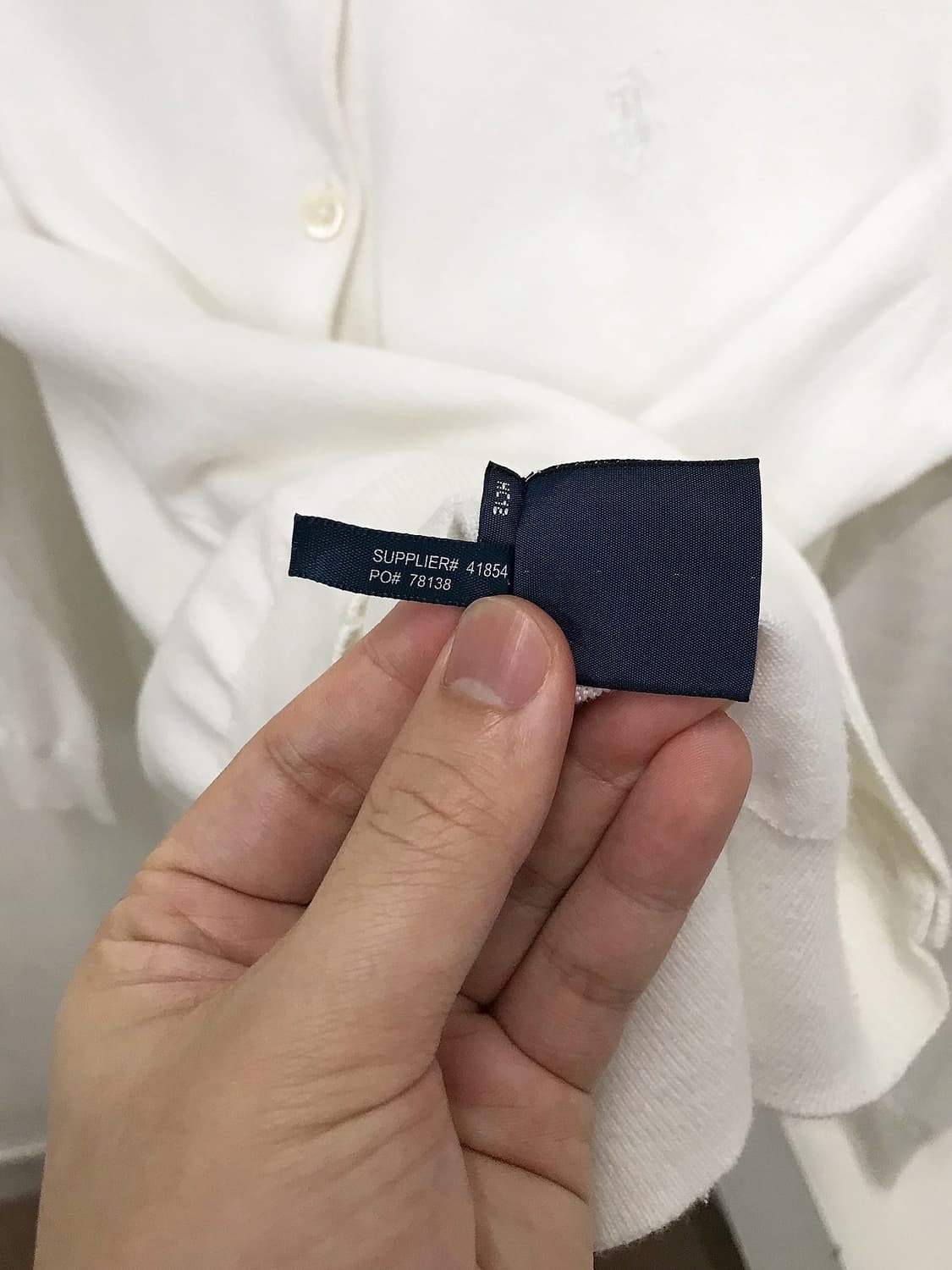 폴로 화이트 라운드 가디건 상품이미지4