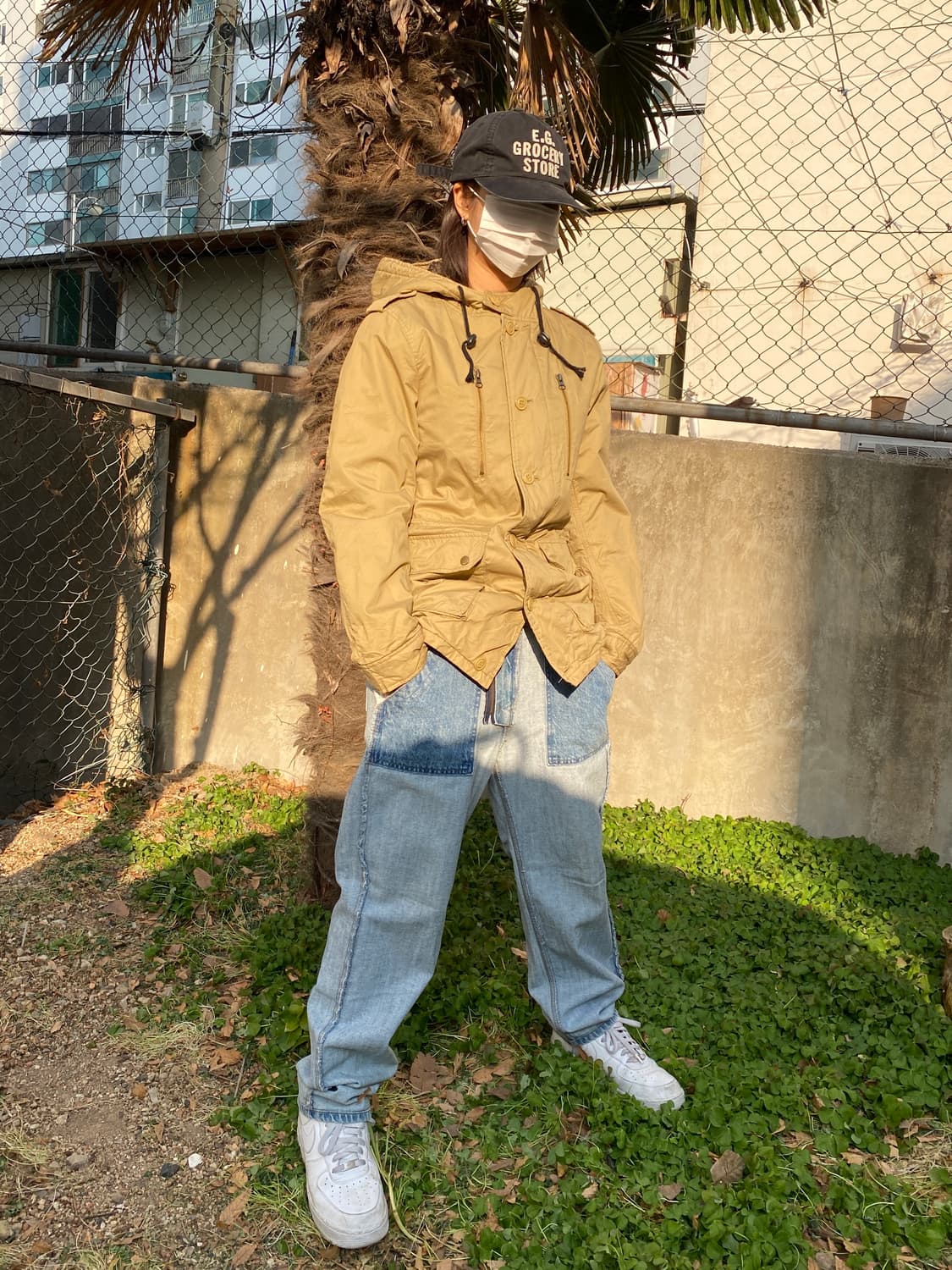 REAL WORDS 멀티 포켓 후드 필드 자켓 상품이미지5