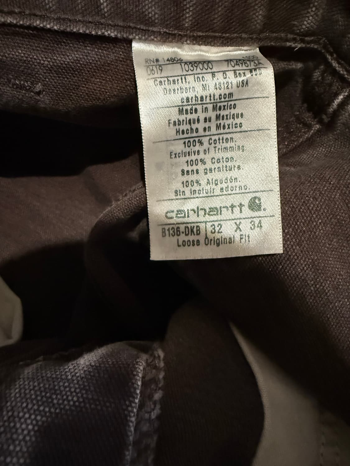 칼하트 더블니 브라운 상품이미지3