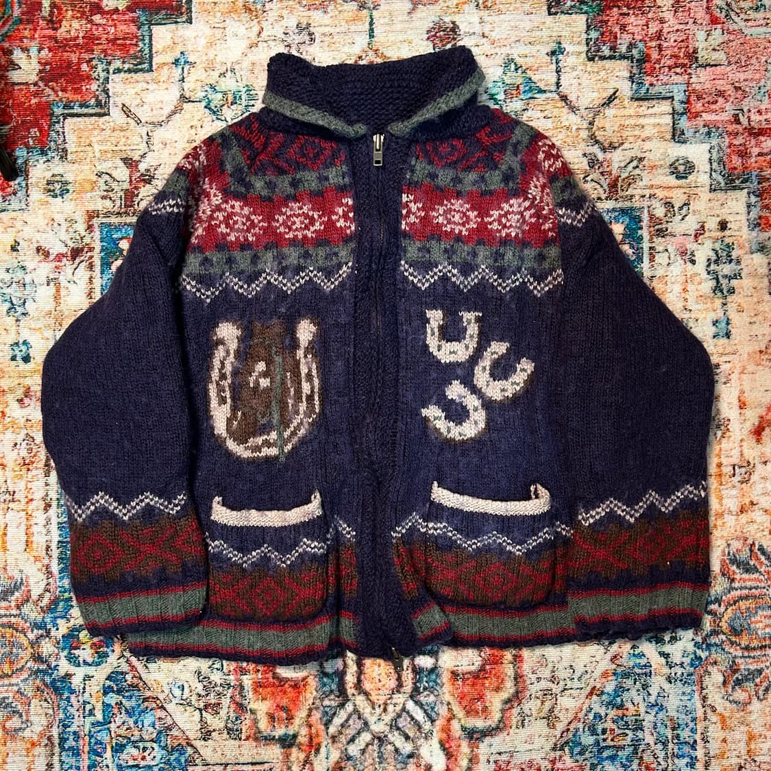 [L] 펜필드 코위찬 니트 집업 자켓 상품이미지1