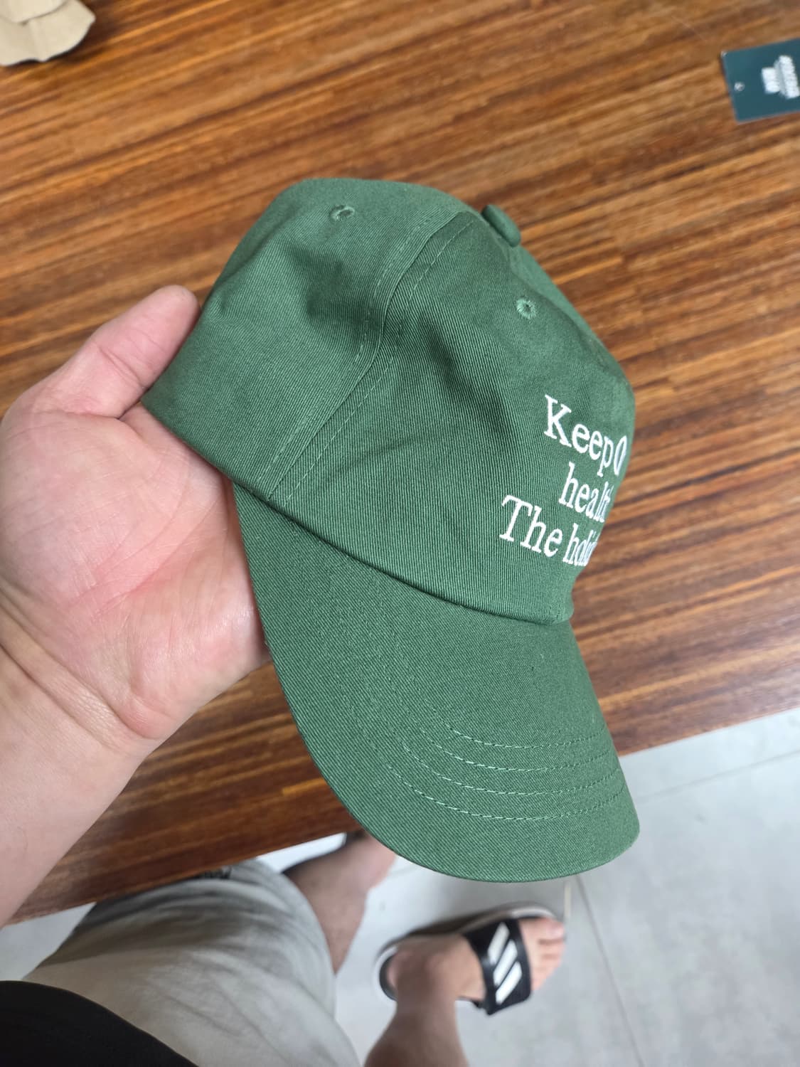 밀로아카이브 모자 그린 프리  상품이미지6