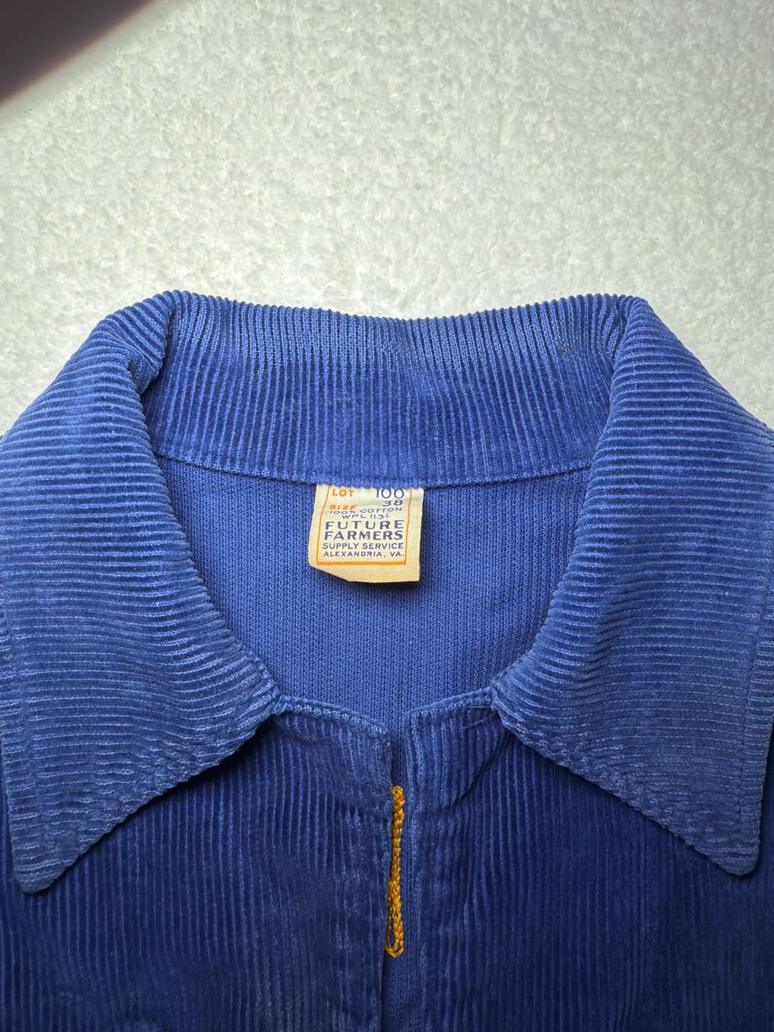 빈티지 블루 코듀로이 FFA 자켓 60-70s 상품이미지2