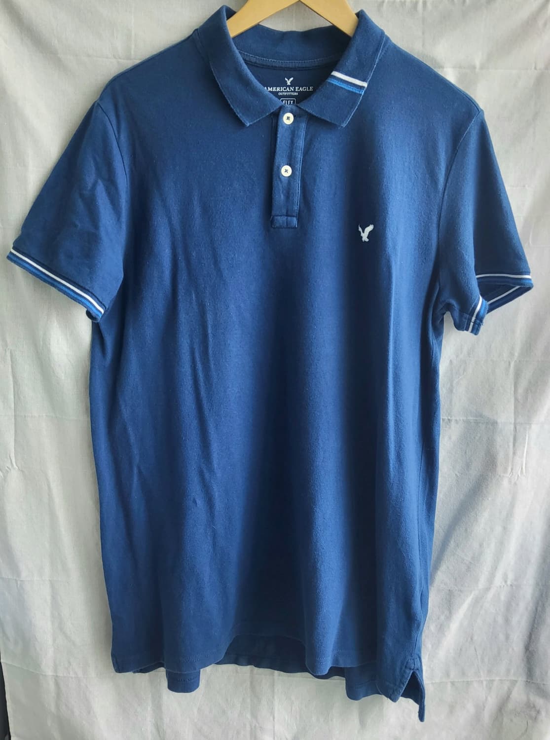 AMERICAN EAGLE 아메리칸이글 공용 반팔 카라티 L 코튼 피케티 상품이미지1