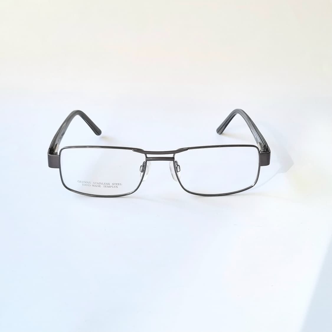 데드스탁 유럽 빈티지 메탈 사각 그레이 블랙 콤비 121 상품이미지1