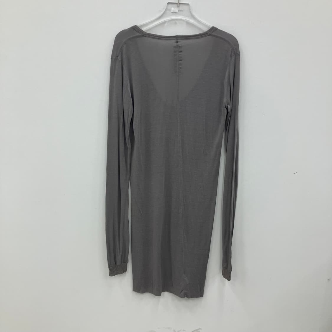 릭오웬스 07ss wishbone 그레이 브이넥 롱슬리브 38 상품이미지2