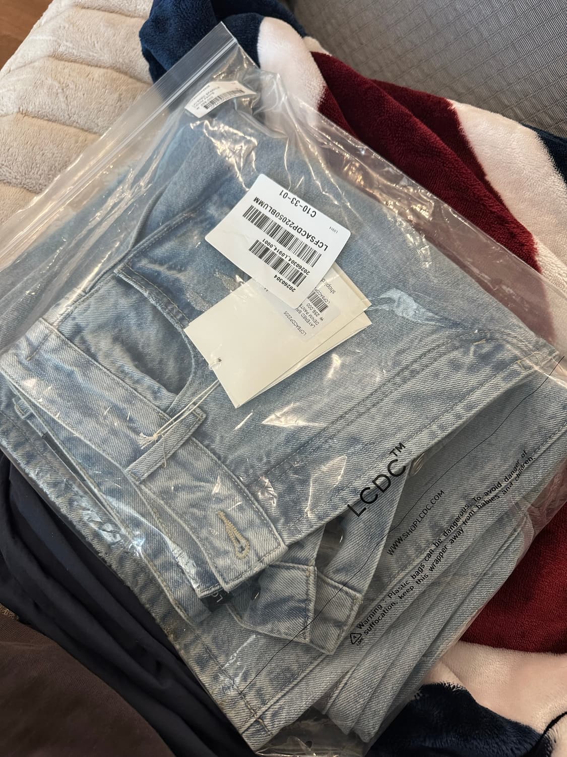 Lcdc 레이어드 스파클 데님 팬츠 상품이미지3