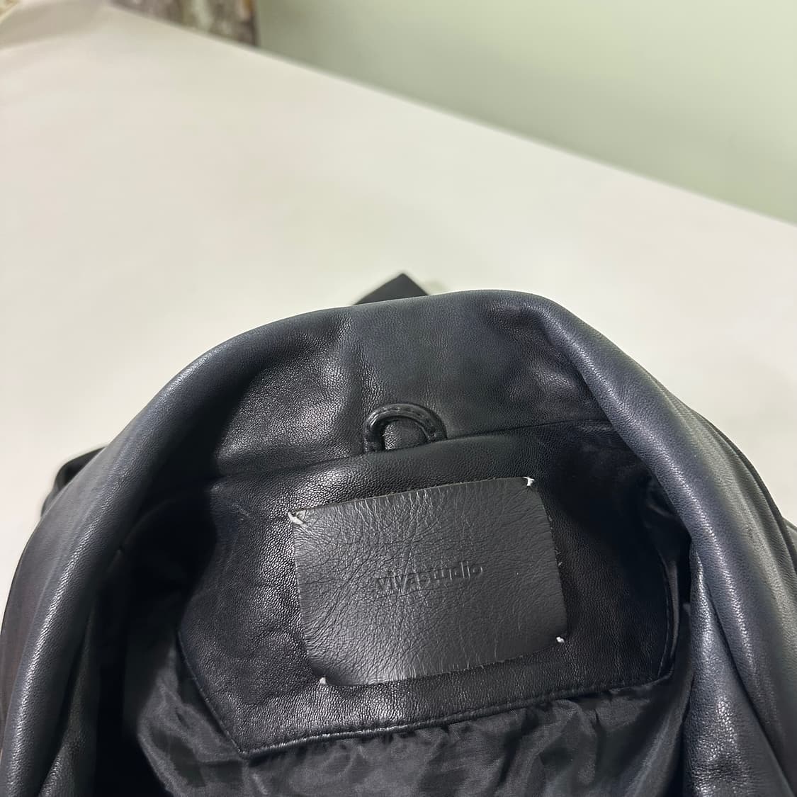 우먼M 비바스튜디오 블랙 양가죽 라이더자켓 상품이미지4