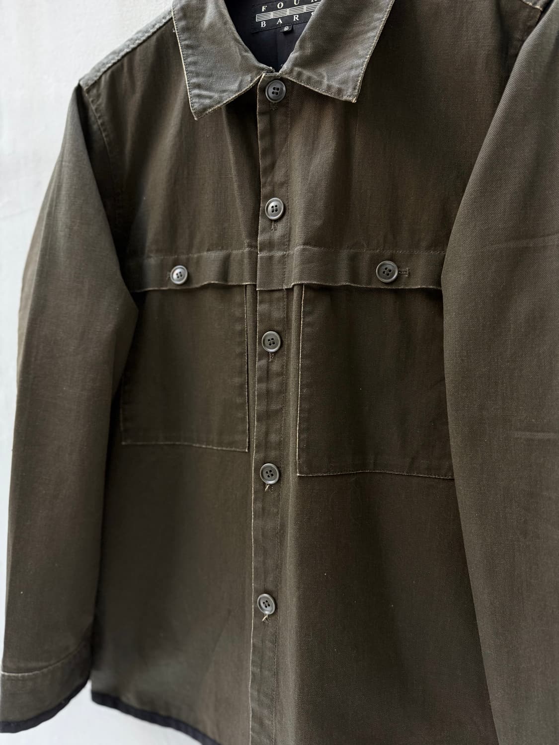 four bars 코티드 자켓 상품이미지3