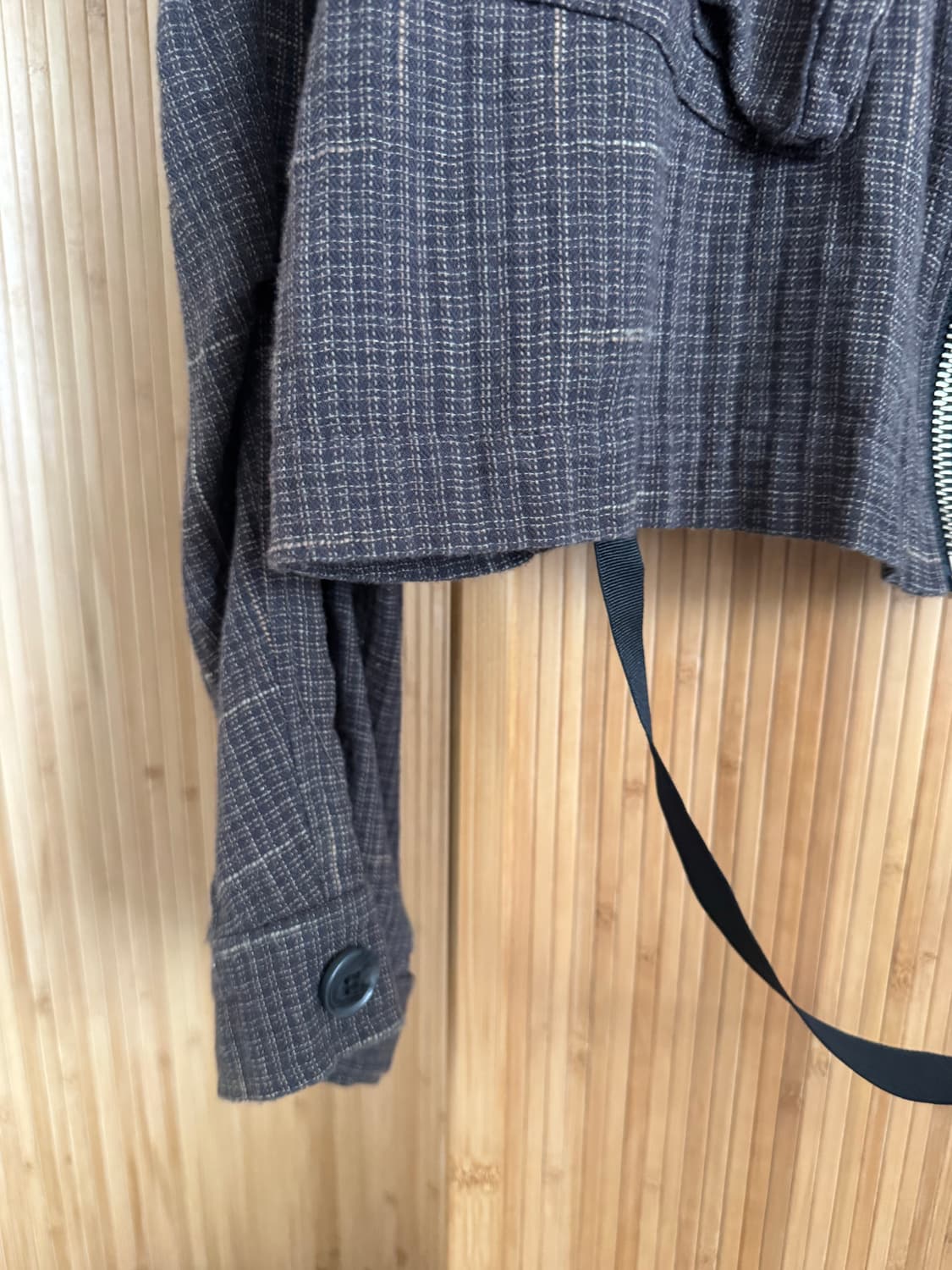 L 플라스틱 프로덕트(PLASTIC PRODUCT) 체크 지퍼 자켓 상품이미지8