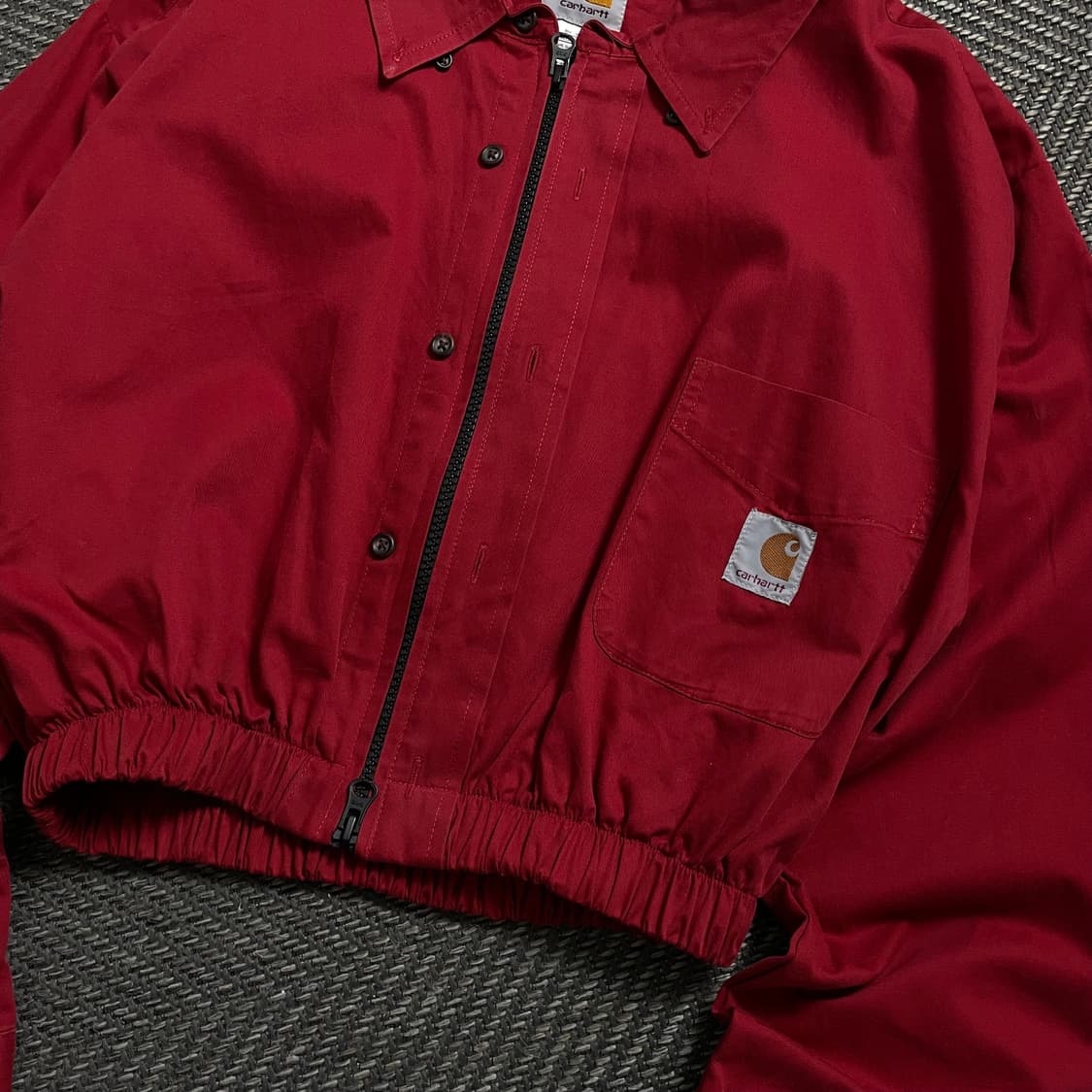 칼하트 크롭 리메이크 투웨이 셔츠 자켓o 4564 상품이미지3