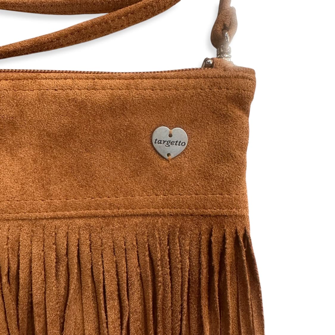 Brown Suede Fringe Mini Bag  상품이미지5