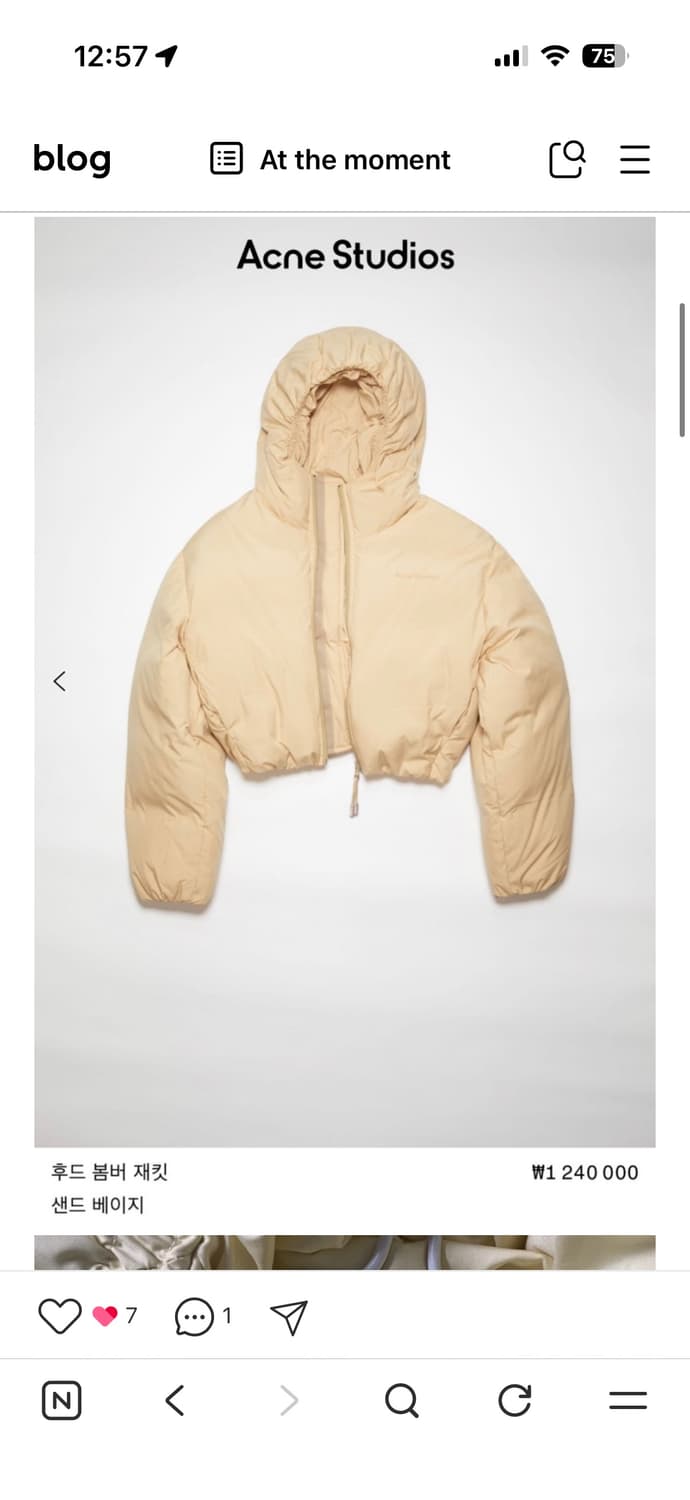 acne studios 패딩 상품이미지1