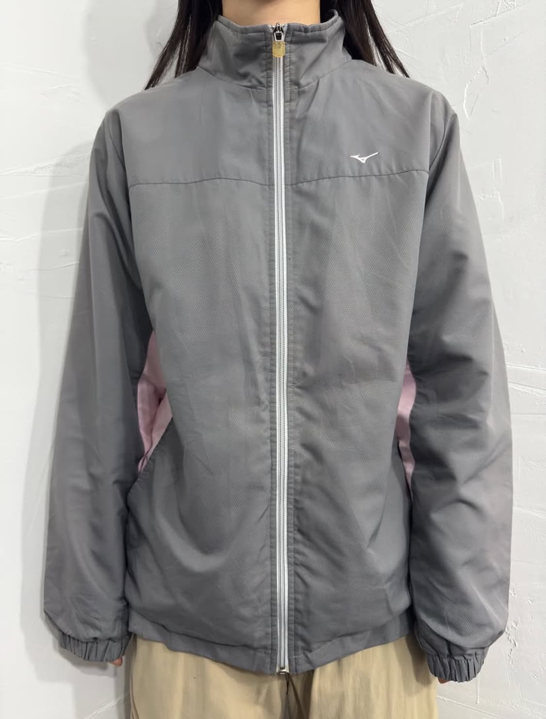 미즈노 핑크&그레이 바람막이  상품이미지1