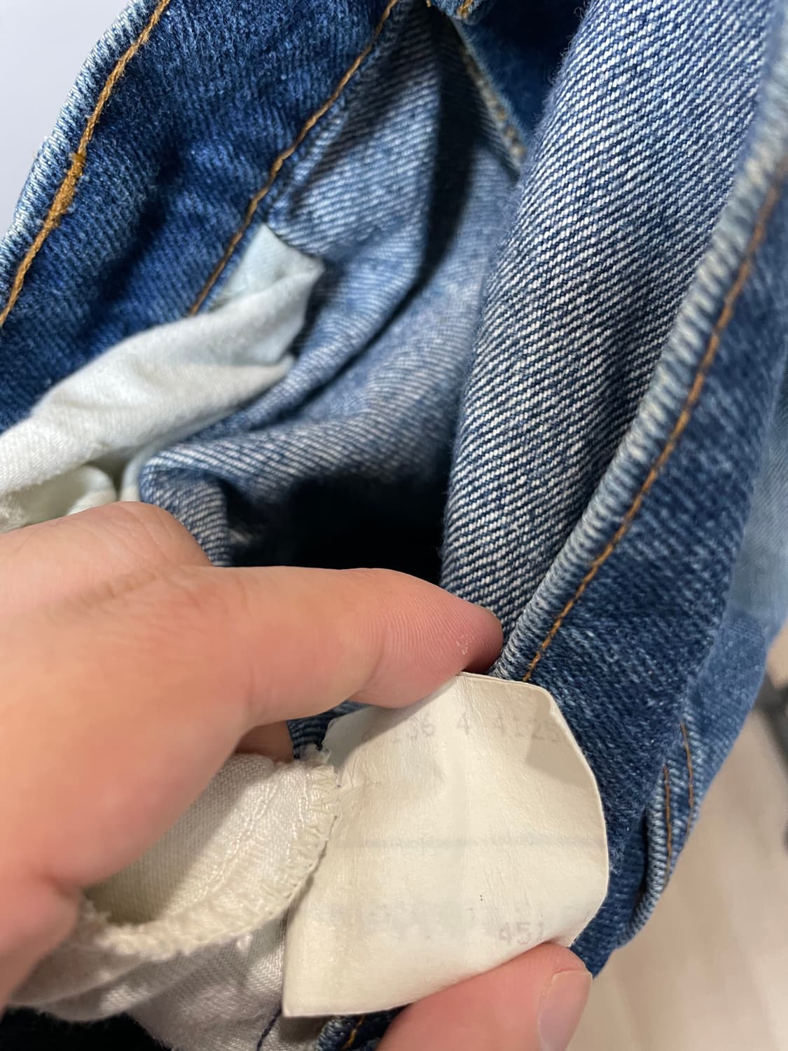 (40) 80s 빈티지 리바이스 517 오렌지탭 부츠컷 데님팬츠 상품이미지7