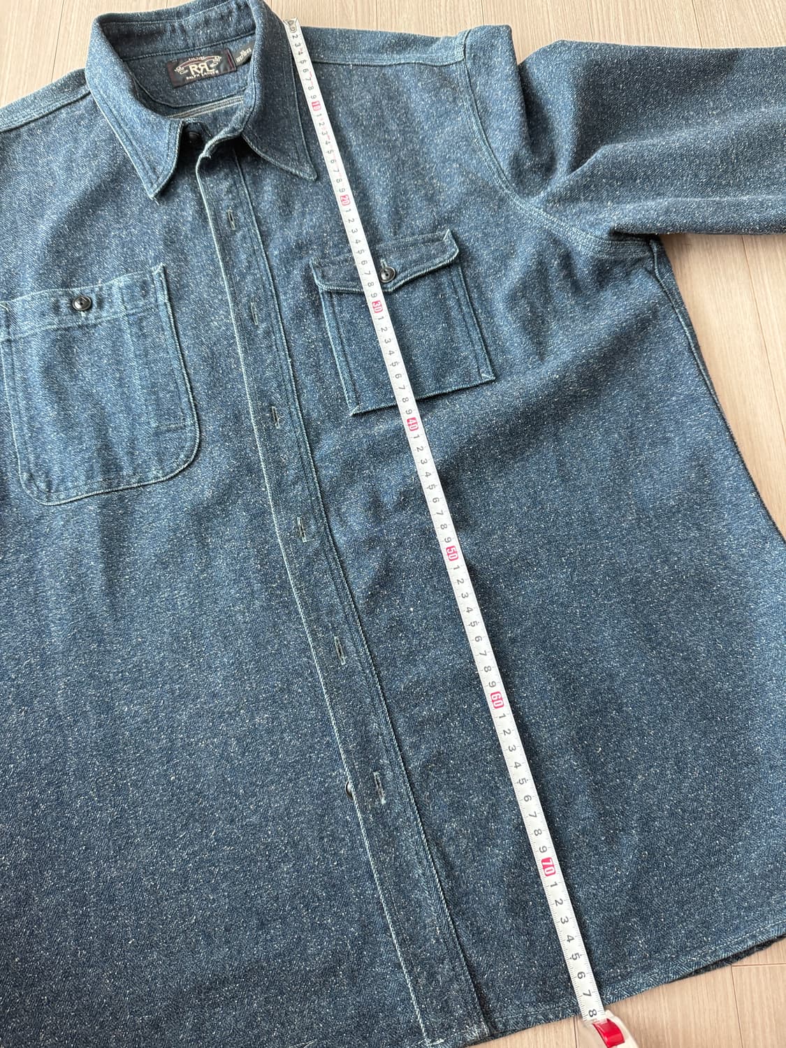 예전모델 rrl 더블알엘 인디고 워크 셔츠 xl 상품이미지9