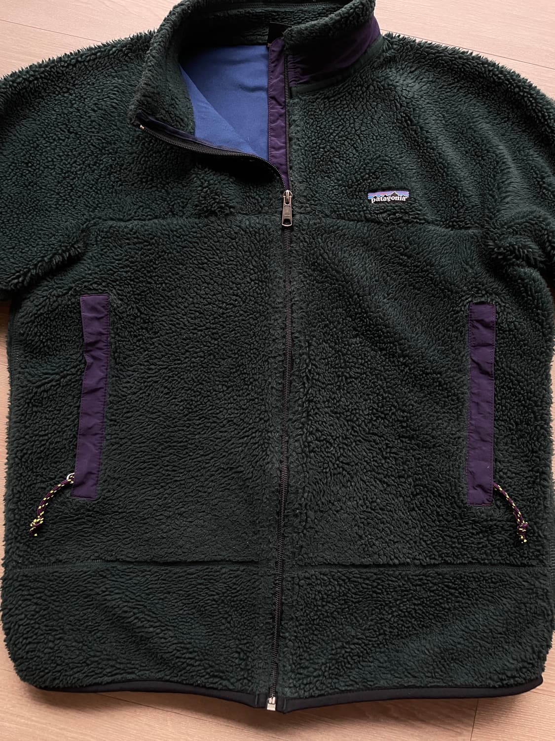 90s 파타고니아 딥파일 PEF 그린 퍼플 자켓 상품이미지6