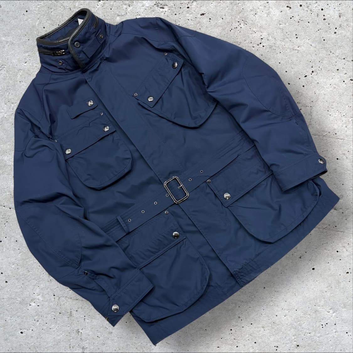 [L] 폴로랄프로렌 바이커 네이비 벨티드 포켓 자켓 C122 상품이미지2