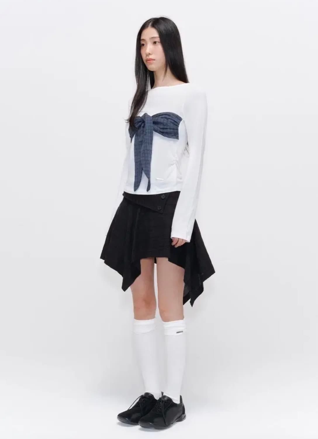 미세키서울 치마 체크 스커트 상품이미지2