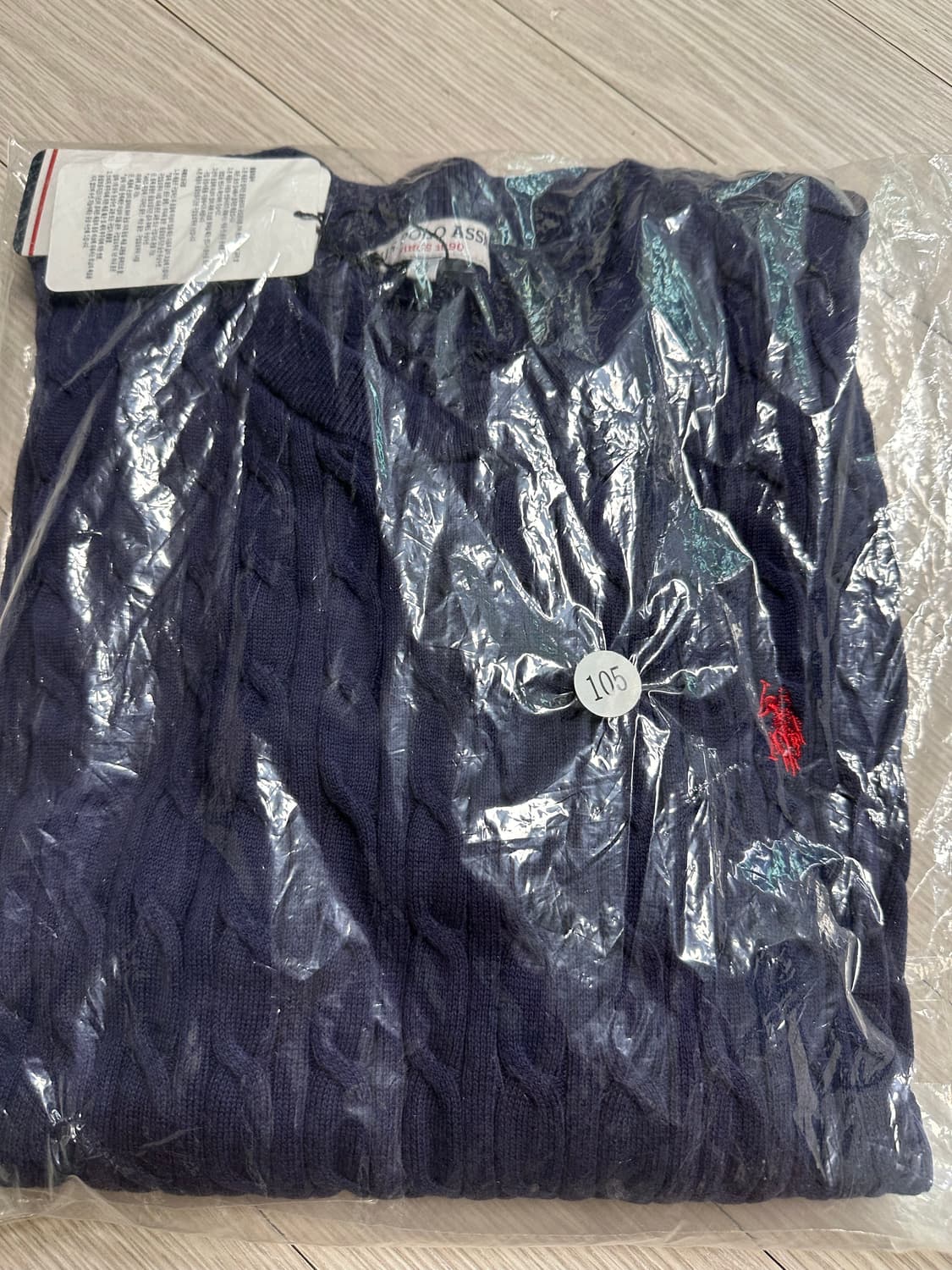 폴로 어신 꽈배기 니트  상품이미지1