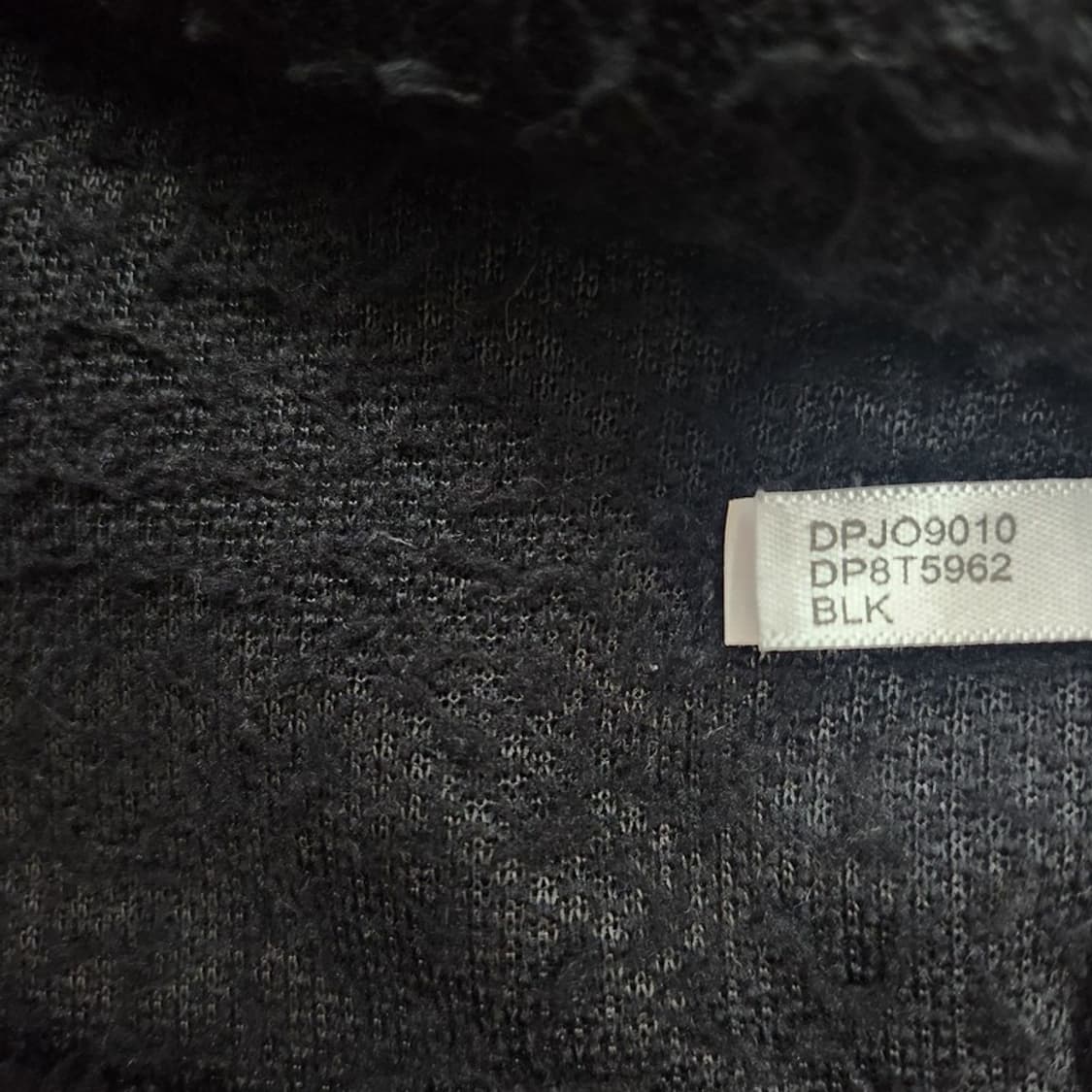 DKNY 블랙 플리스 후드티 S 상품이미지6