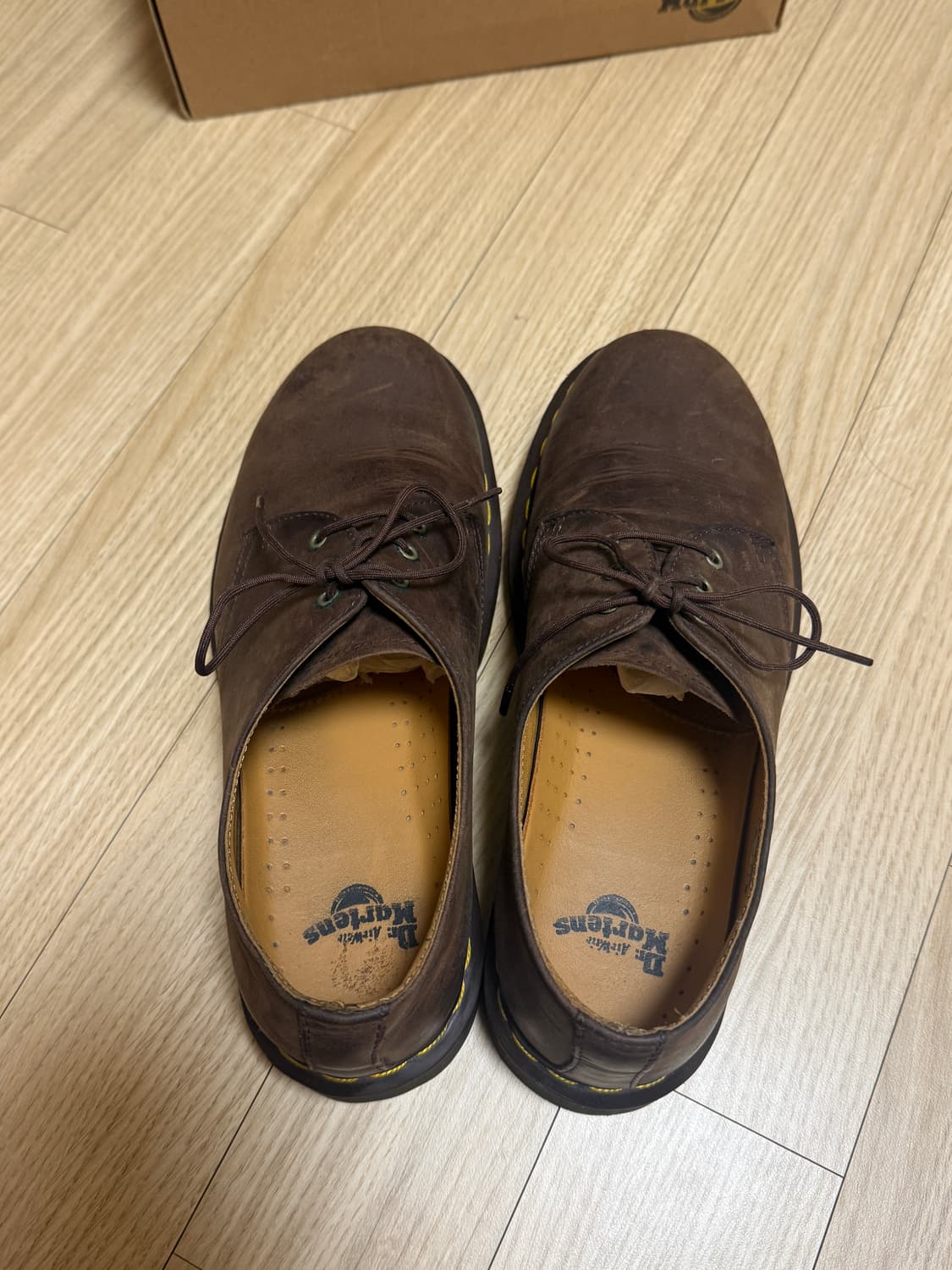 uk6,250) 129,000 닥터마틴 1461 크레이지 홀스 브라운 상품이미지5