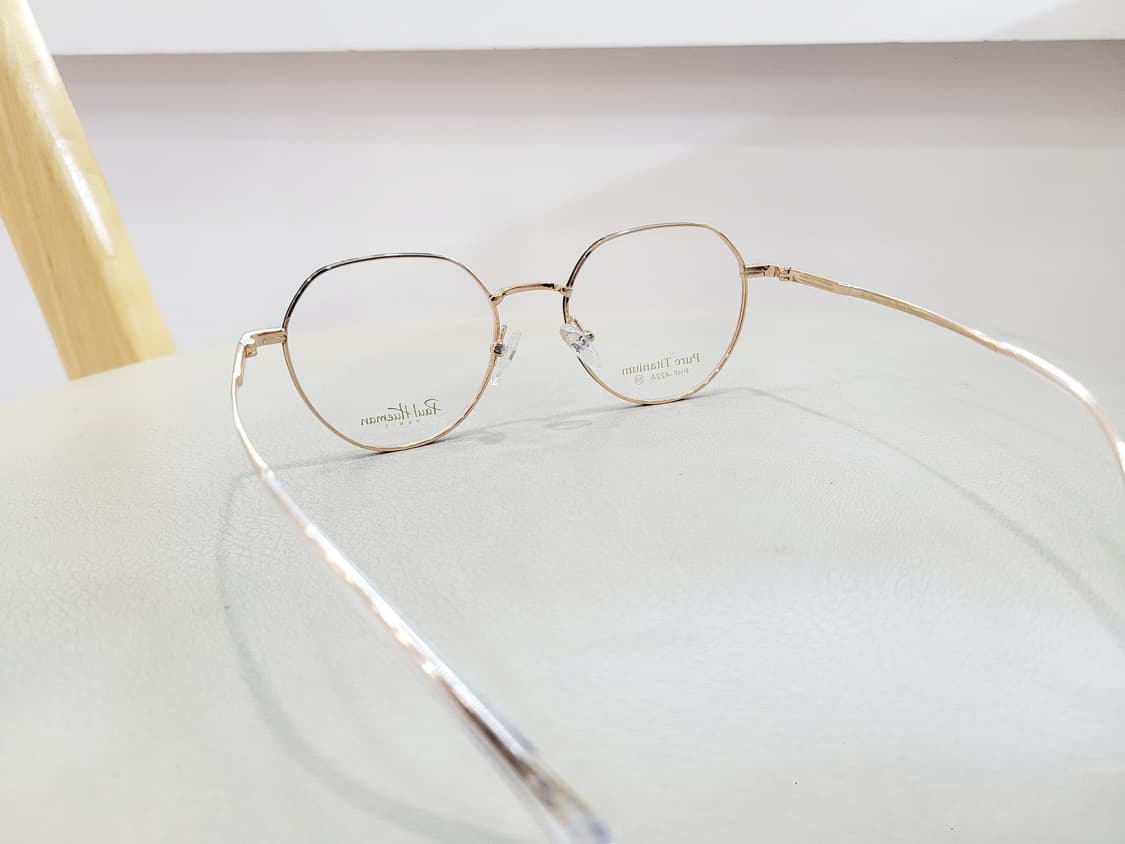 폴휴먼안경(PHF422A 골드육각)퓨어티탄초경량 상품이미지6