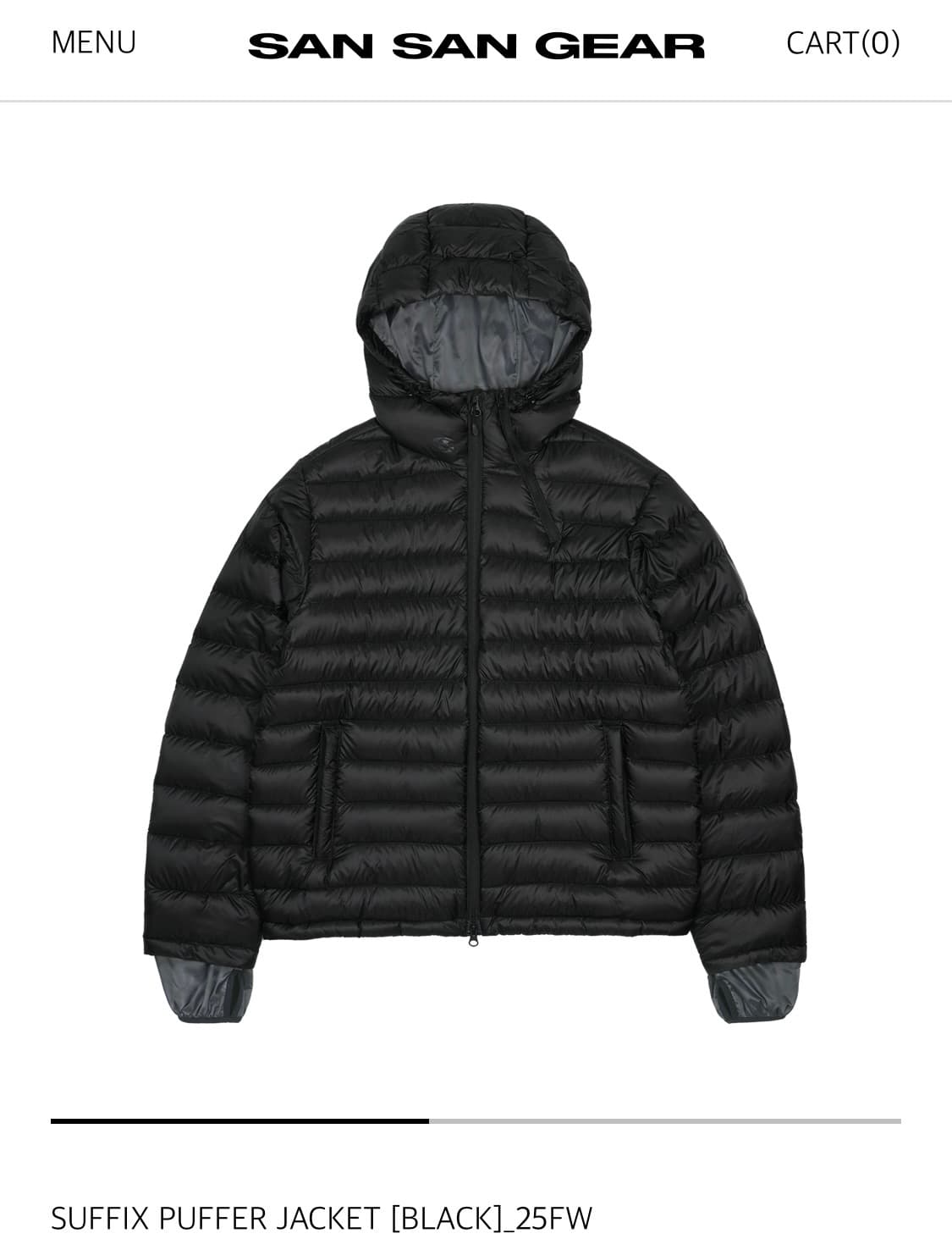 산산기어 서픽스 푸퍼 경량패딩 상품이미지1