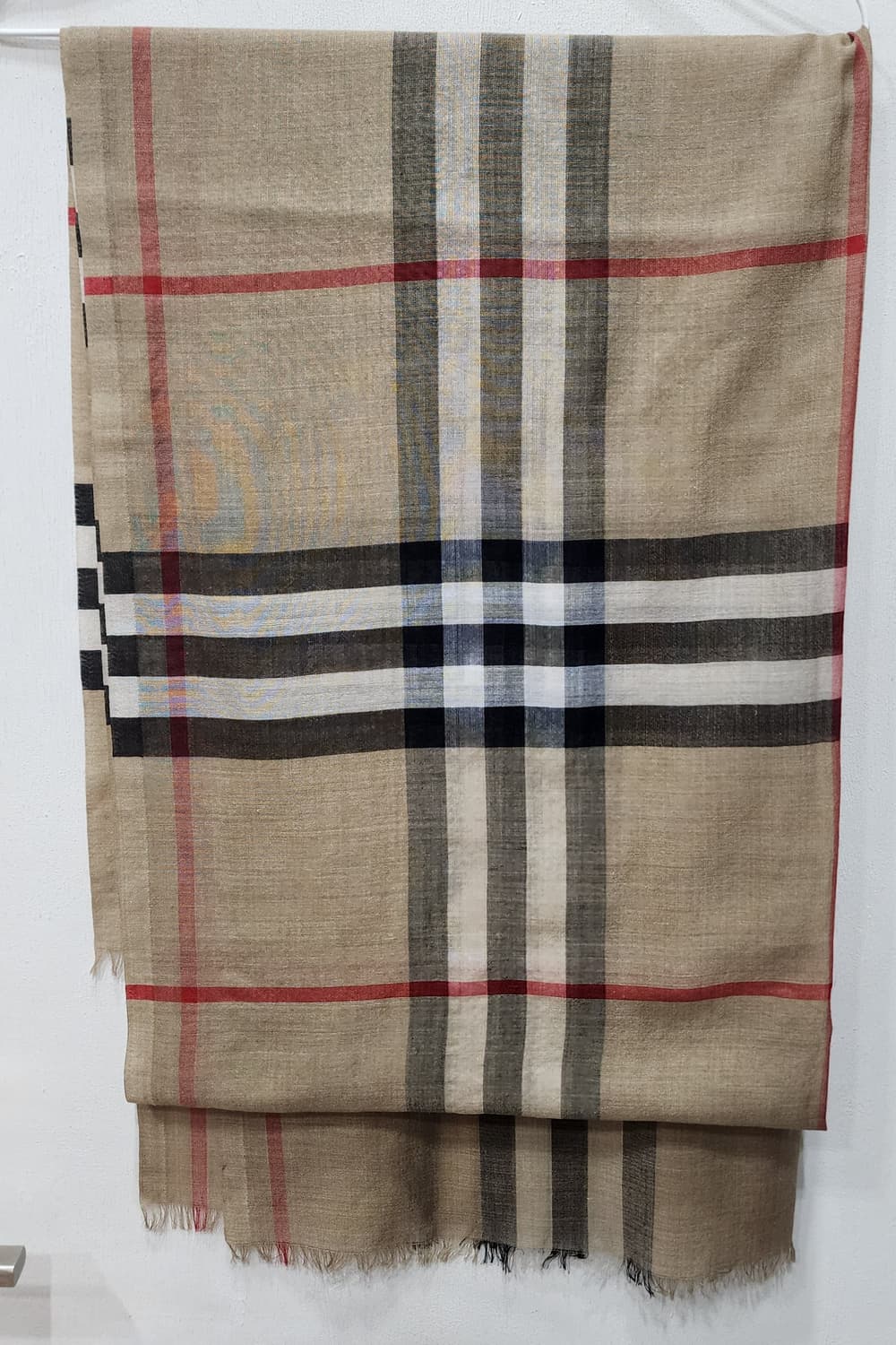 버버리 빅 카멜 체크 스카프 상품이미지3