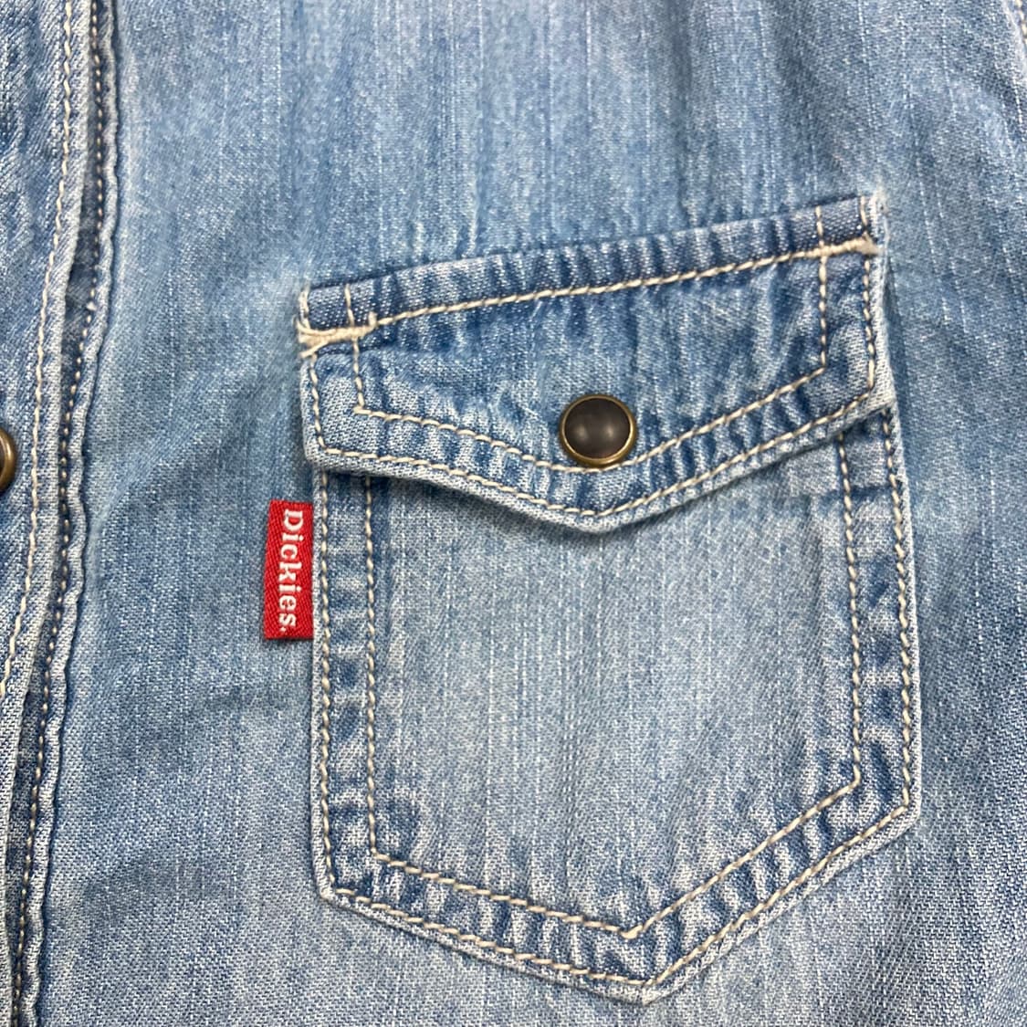 디키즈 웨스턴 데님 셔츠 상품이미지2