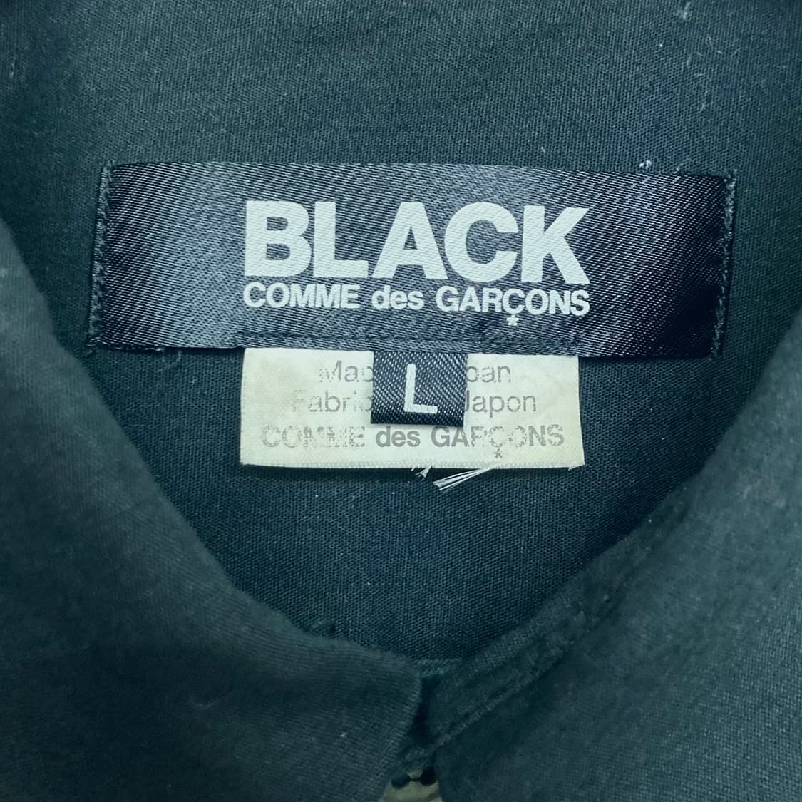 꼼데가르송 블랙 체커보드 반팔 셔츠 상품이미지4